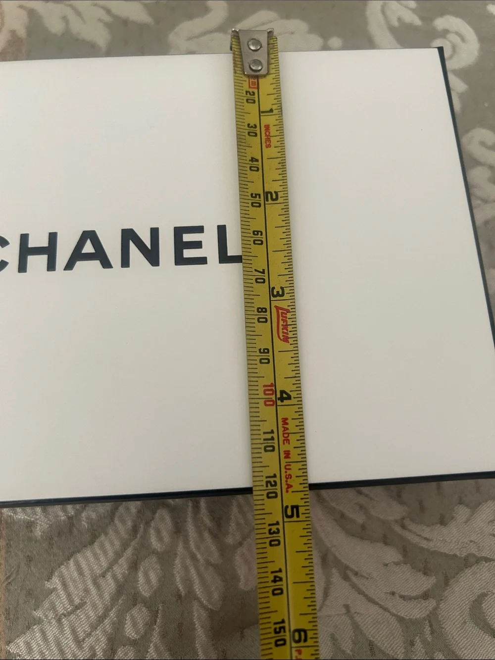 CHANEL White Box with Black Logo —  Accessories  Empty Box